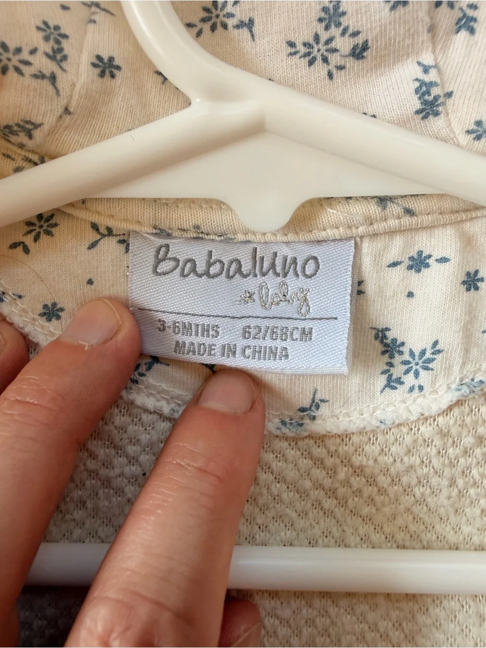 Cream Sherpa Baby Hooded Jacket with Ears
